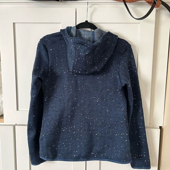 Mammut  Chamuera Hooded Fleece Jacket Wing Teal Hood Navy Thermal Women Size XS - Picture 2 of 5